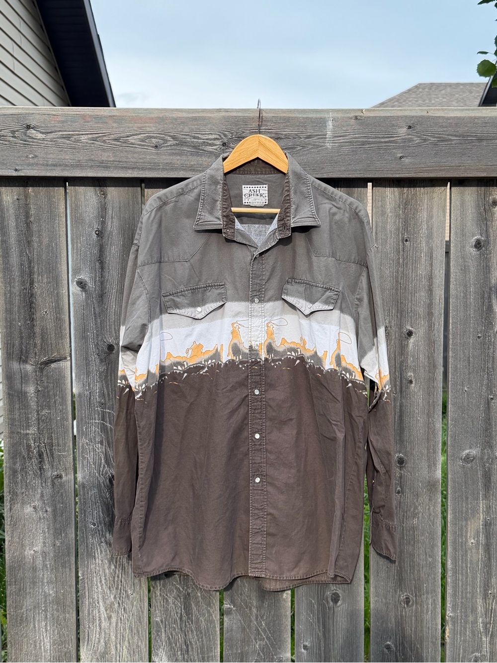 Vintage Ash Creek Trading Western Shirt